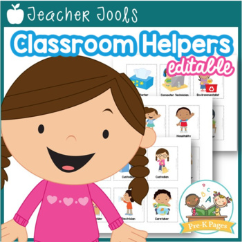 Preview of Classroom Helper Jobs Kit