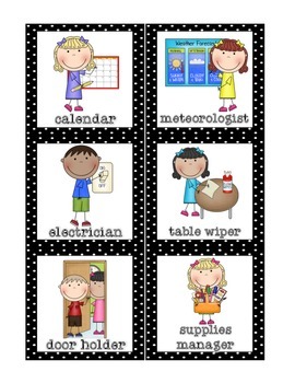 Free Printable Preschool Classroom Job Chart Preschool Classroom Idea