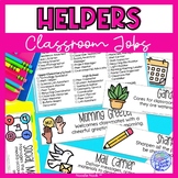 Classroom Helpers - Student Jobs for a Class Chore Chart