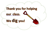 Classroom Helpers Thank You Card