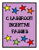 Classroom Incentive Passes