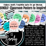 Classroom Inspire Posters, Set of 20 in PowerPoint and eas