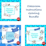 Classroom Instructions Games Growing Bundle