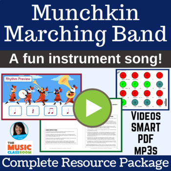 Preview of Classroom Instruments: Marching Band Song & Activities for Elementary Music