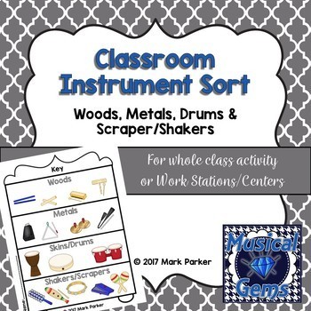 Preview of Classroom Instrument Sort