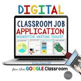 Classroom Job Application & Descriptive Writing Toolkit fo