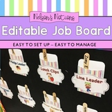 Classroom Job Board - Editable - Easy to Use - Freebie
