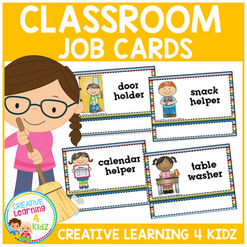 Preview of Classroom Job Cards