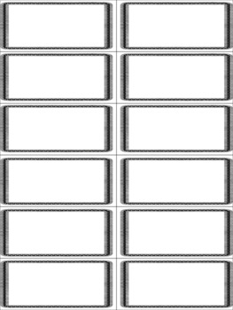 Classroom Job Chart with Horizontal Black Border by ABC Penguin | TpT