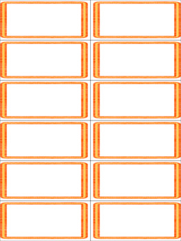 Orange Chart Paper