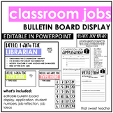 Classroom Job Display & Application | Editable in PowerPoint