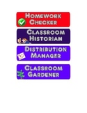Classroom Job Labels