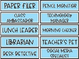 Classroom Job Labels