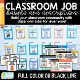Classroom Job Labels and Descriptions