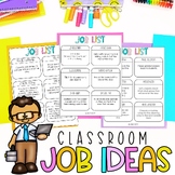 Back to School Activities FREEBIE | Classroom Job List | 3