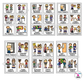 Classroom Helpers Pocket Chart