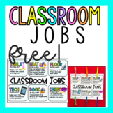 Classroom Job Poster (Table Jobs)