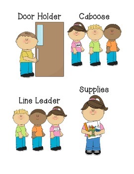 classroom helper clipart line leader