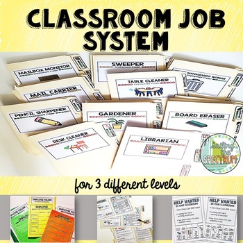 Preview of Classroom Job System