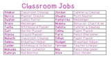 Classroom Job Template