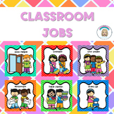 Classroom Job Visual Display Cards (Editable)