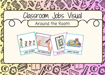 Preview of Classroom Job Visuals