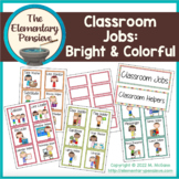 Classroom Jobs and Helpers - Bright & Colorful