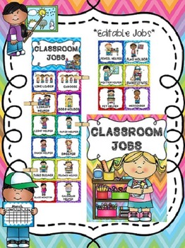 1st Grade Job Chart