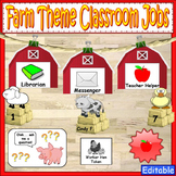 Farm Theme Classroom Jobs