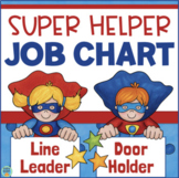 Editable Job Chart Classroom Job Cards & Student Name Tags