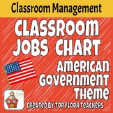 Classroom Jobs - American Government Theme (Editable)