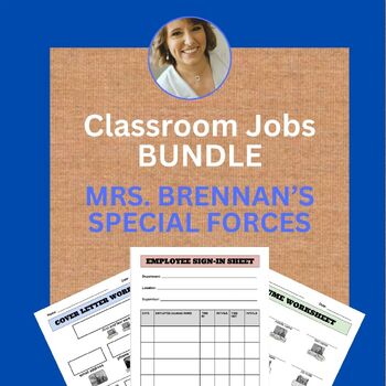 Preview of Classroom Jobs BUNDLE