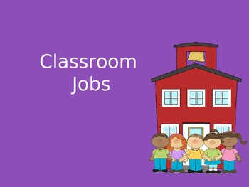 Preview of Classroom Jobs Cards