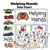 Classroom Jobs Chart - Helping Hands Clip Chart and Pocket