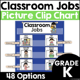 Classroom Jobs with Pictures Clip Chart Preschool Kinderga