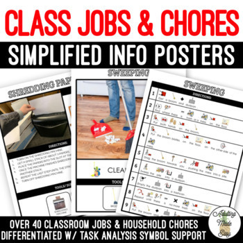 Preview of Classroom Jobs & Chores Posters SS