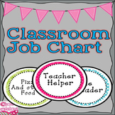 Cheetah Print and Polka Dots Classroom Decor Jobs Chart