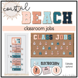 Classroom Jobs >> Coastal Beach Collection