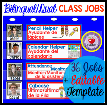 Preview of Classroom Jobs DUAL/BILINGUAL
