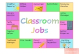 Classroom Jobs Display