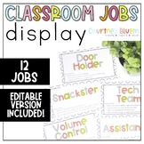 Classroom Jobs - Editable