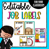 Classroom Jobs Editable | Class Jobs with Pictures | Editable