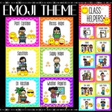 Classroom Jobs Editable (Emoji Theme)