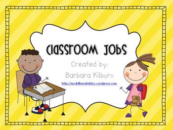 free classroom job chart clipart