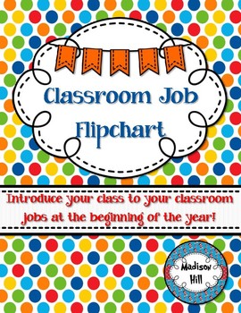 Preview of Classroom Jobs Flipchart Presentation