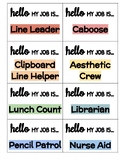 Classroom Jobs (Hello My Job/Name Is...)