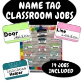 Classroom Jobs "Hello" Name Tags