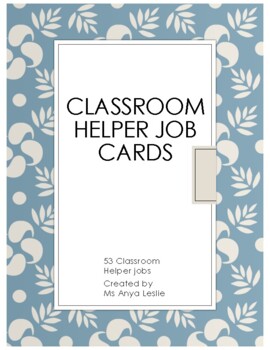 Preview of Classroom Jobs/Helper Signs