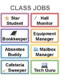 Classroom Jobs - Labels