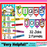 Classroom Jobs Labels : Classroom Helpers : Job Chart 3rd 4th 5th